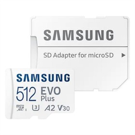Tarjeta de Memoria Micro SD con Adaptador Samsung MB-MC512KAEU