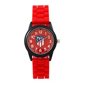 Uhr für Kleinkinder Atlético Madrid Rot Schwarz