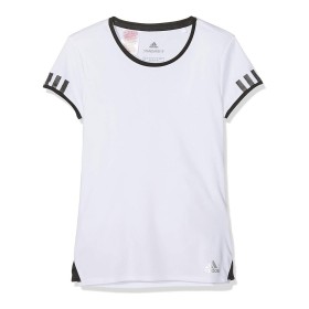 Camiseta de Manga Corta Infantil Adidas CLUB TEE DU2464 Blanco