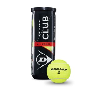 Pelotas de Tenis D TB CLUB AC 3 PET Dunlop 601334 3 Piezas