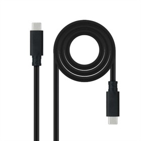 Cable USB C NANOCABLE 10.01.4101-L150 1,5 m Negro
