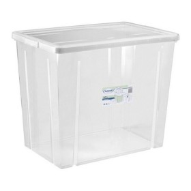 Storage Box with Lid Tontarelli 80 L Transparent (59 X 39 x 48