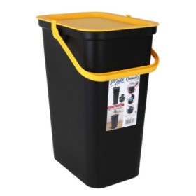 Cubo de Basura para Reciclaje Tontarelli Moda 24 L Amarillo