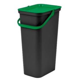 Cubo de Basura para Reciclaje Tontarelli Moda 38 L Verde