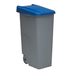 Caixote do Lixo com Rodas Denox 85 L 42 x 57 x 76 cm Azul Denox - 1
