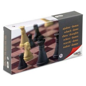 Schach- und Dame-Brett Magnetic Cayro C450 Kunststoff (16 x 16