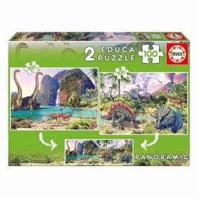 Puzzle Infantil Dino World Educa 200 Piezas (2 x 100 pcs)