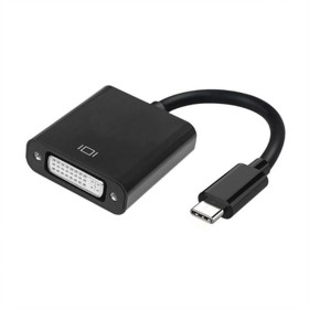 USB C to DVI Adapter Aisens A109-0346 Black 15 cm
