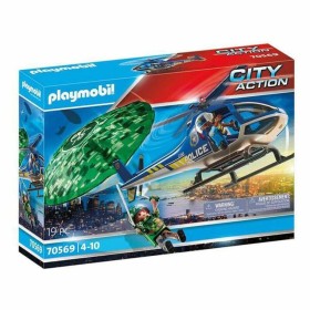 Playset City Action Police helicopter: Parachute Chase