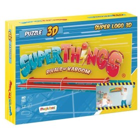 3D Puzzle SuperThings 3D Superlogo 80 x 31 x 7,6 cm (80 x 31 x
