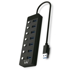 Hub USB Ewent EW1147 Negro