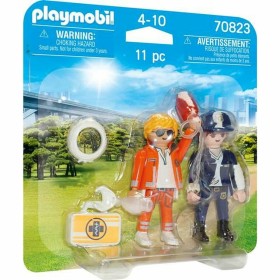 Playset Playmobil 70823 Doctor Policía 70823 (11 pcs)