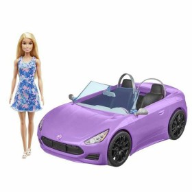 Muñeca Barbie And Her Purple Convertible
