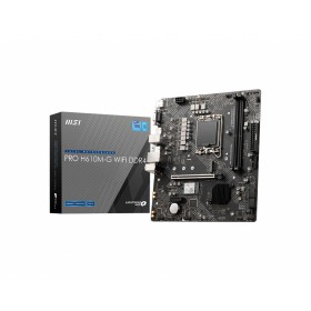 Placa Mãe MSI PRO H610M-G WIFI DDR4 Intel H610 LGA 1700