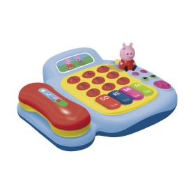 Brinquedo educativo Peppa Pig Telefone Fixo Peppa Pig Azul