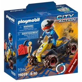 Playset Playmobil City Action Offroad Quad 19 piezas 71039