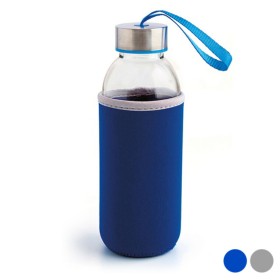 Botella Quid Gris Azul Vidrio 400 ml