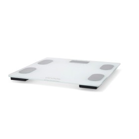 Báscula Digital de Baño Dcook Blanco Plástico Vidrio templado