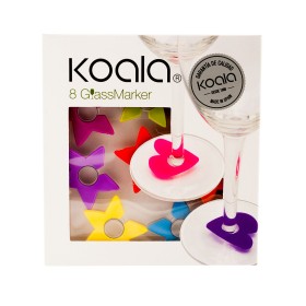Identificador de Copas Koala Estrella Plástico Multicolor 8