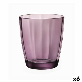 Trinkglas Bormioli Rocco Pulsar Lila Glas 390 ml (6 Stück)