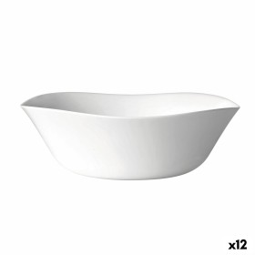 Salatschüssel Bormioli Rocco Parma Weiß Glas (24 cm) (12 Stück)