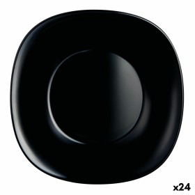 Plato Hondo Luminarc Carine Negro Vidrio (Ø 23,5 cm) (24