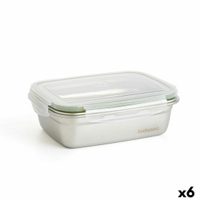 Boîte à lunch hermétique Bidasoa Theo 19,5 x 14,5 x 8 cm 850 ml