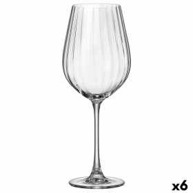 Copa de vino Bohemia Crystal Optic Transparente 650 ml 6