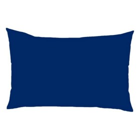 Capa de almofada Naturals FUNDA DE ALMOHADA LISA Azul Azul