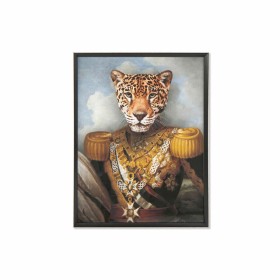 Pintura DKD Home Decor Leopardo (74 x 3 x 97 cm)