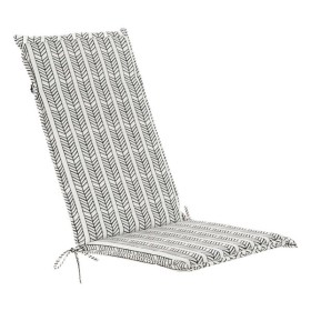 Coussin de chaise DKD Home Decor Blanc Noir Multicouleur 50 x 5