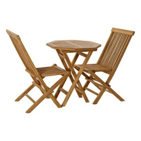 Table set with 2 chairs DKD Home Decor Garden 90 cm 60 x 60 x