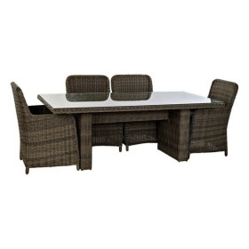 Table set with 6 chairs DKD Home Decor 94 cm 200 x 100 x 75 cm