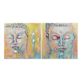 Pintura DKD Home Decor Buda 100 x 3,5 x 100 cm Buda Oriental (2