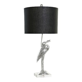 Lámpara de mesa DKD Home Decor Negro Plata Poliéster Acrílico