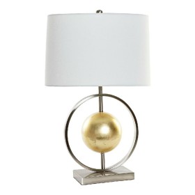 Lámpara de mesa DKD Home Decor 8424001806843 Blanco Dorado