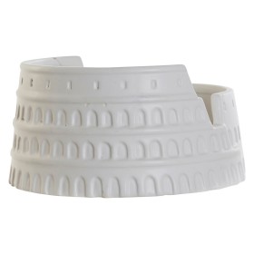 Planter DKD Home Decor 8424001780327 White Ceramic Circular