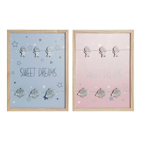 Photo Frame with Clamps DKD Home Decor Sweet Dreams Wood MDF