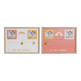 Photo Frame with Clamps DKD Home Decor MDF Wood Children's