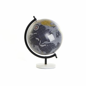 Globe DKD Home Decor 22 x 20 x 30 cm Metal Aluminium Marble PVC