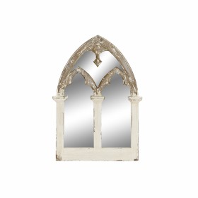 Espelho de parede DKD Home Decor Espelho Abeto Branco (53 x 5.5