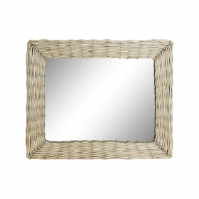 Espelho de parede DKD Home Decor vime (52.5 x 4 x 63 cm)