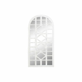 Wall mirror DKD Home Decor Crystal White MDF Wood Stripped (91