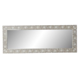 Espejo de pared DKD Home Decor Blanco Natural Cristal Madera de