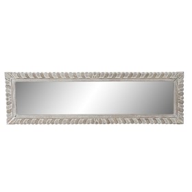 Wall mirror DKD Home Decor 8424001849895 White Natural Crystal