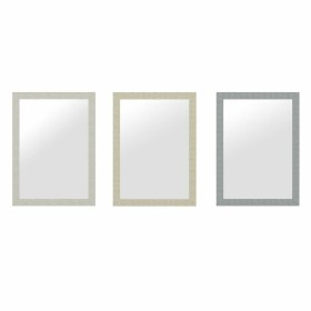 Wall mirror DKD Home Decor 70 x 2 x 96 cm Crystal Grey Beige
