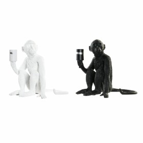 Lámpara de mesa DKD Home Decor 33 x 32 x 31 cm Negro Blanco
