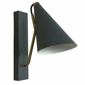 Lámpara de mesa DKD Home Decor Azul Metal Dorado (12 x 25 x 29