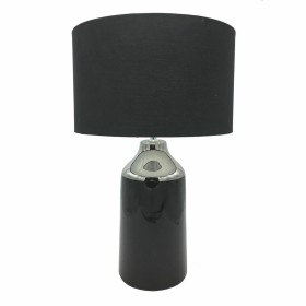 Lámpara de mesa DKD Home Decor Negro Multicolor Plateado Metal