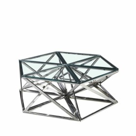 Centre Table DKD Home Decor Silver Crystal Steel Plastic 137,5